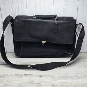 Coach Black Laptop Messenger Bag